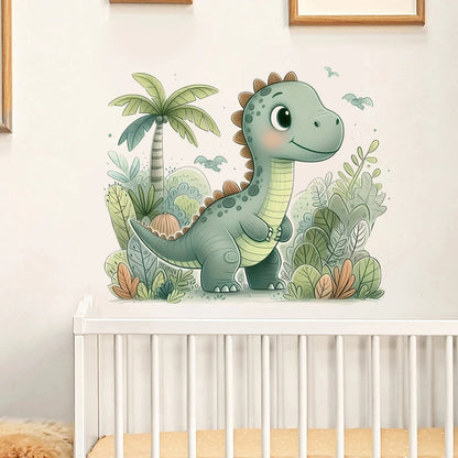 Cartoon Cute Dinosaur Wall Stickers for Children Room Boy Kids Room Living Room Nursery Background Decoration Wall Decals-HomeDecorDecals_com