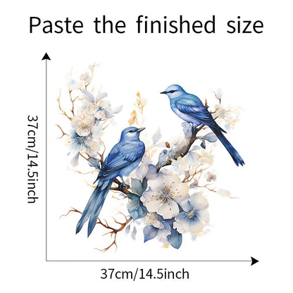 Branches Flower and Birds Wall Decal | Home Decor by HomeDecorDecals.