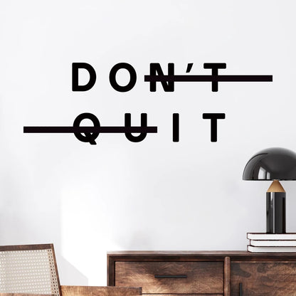 1pcs PVC Inspirational Quotes "do Ti" Text Wall Stickers for Study Room Decor Bedroom Decoration Gym Removable Wall Decals-HomeDecorDecals_com