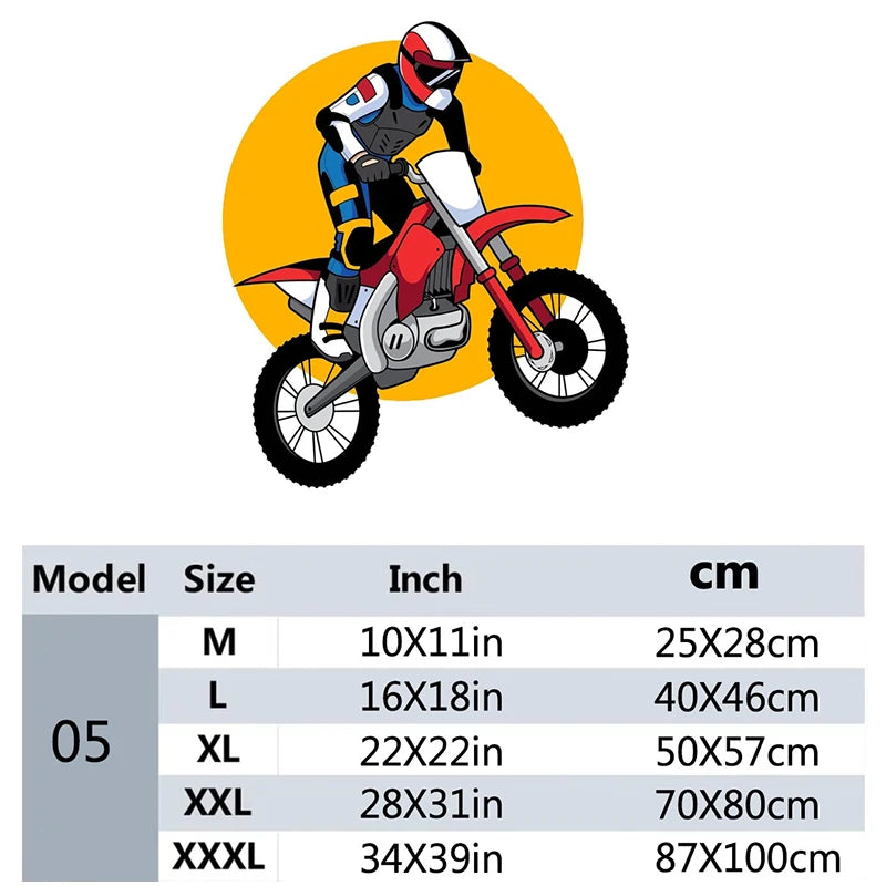 Motocross Dirt Bike Wall Decal Boys Bedroom Playroom Home Decoration Motorbike Extreme Sport Art Window Sticker Mural-HomeDecorDecals_com
