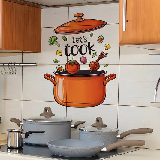 Cartoon Kitchen Cooking Wall Decal | Home Decor by HomeDecorDecals.