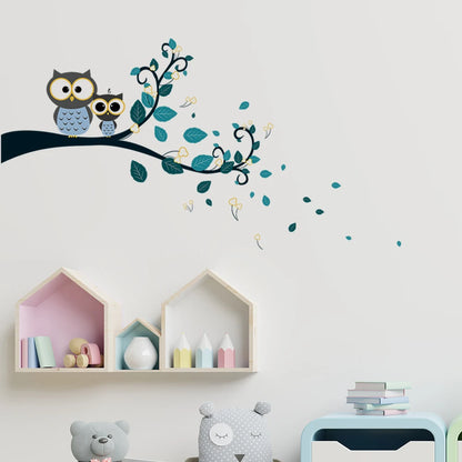 Hand-painted style Birds Wall Stickers Parrot Decal for Kids Nursery Bedroom Living Room Decor Art Removable Murals Wall Posters-HomeDecorDecals_com