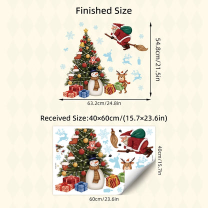 Additional view of Whimsical Christmas Wall Decal | Home Decor by HomeDecorDecals.