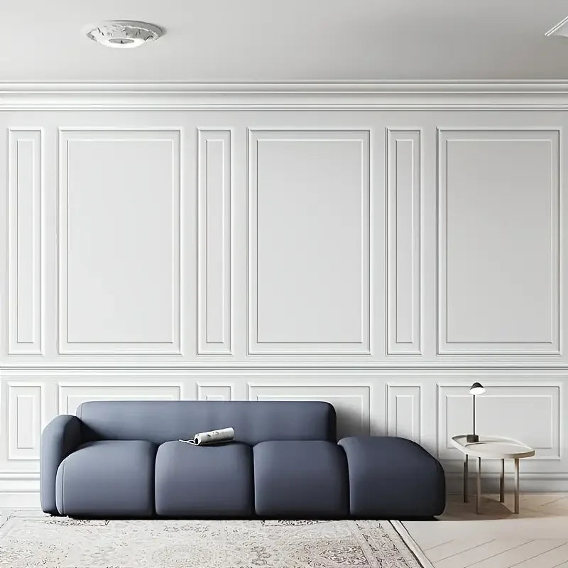 1 Roll of Elegant Self-Adhesive PVC Decorative Strips - Flexible and Bendable for Walls, Floors and Cabinets, 3.3 Foot Long, Eur-HomeDecorDecals_com