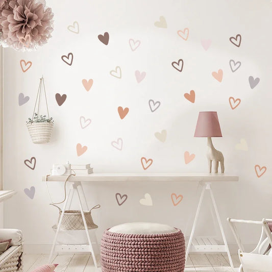 Heart Shape Boho Style Wall Decal | Home Decor by HomeDecorDecals.