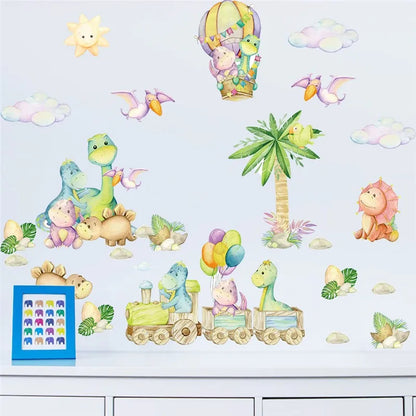 Cute Baby Dinosaur Wall Stickers PVC Kids Decor-HomeDecorDecals_com