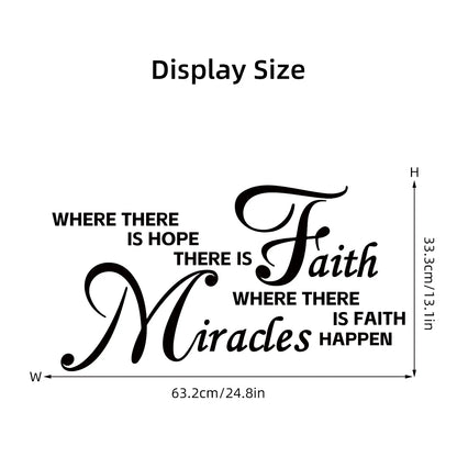 Positive Text Wall Decal | Home Decor displayed in room decor by HomeDecorDecals.
