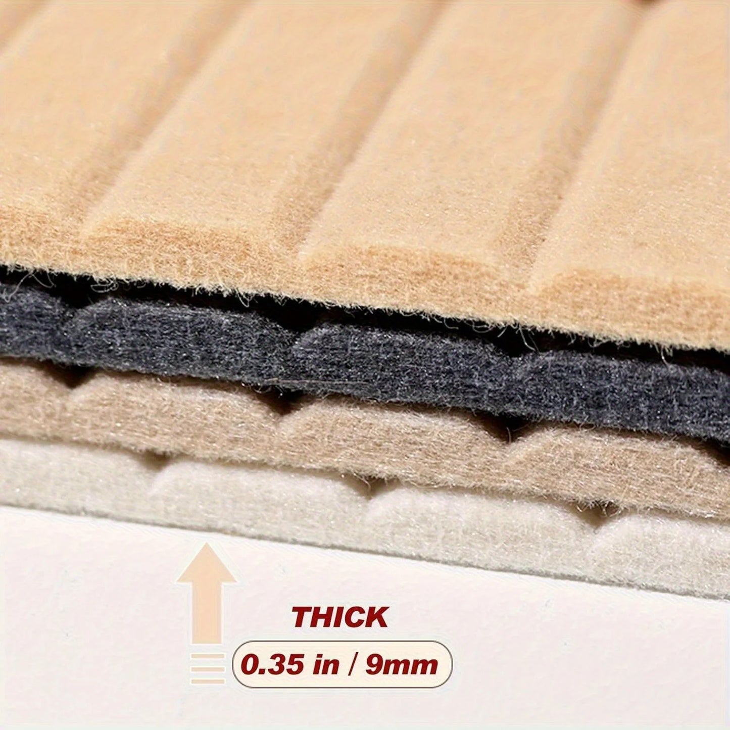Detailed look at Large Bohemian Felt Wall Tiles | Home Decor by HomeDecorDecals.