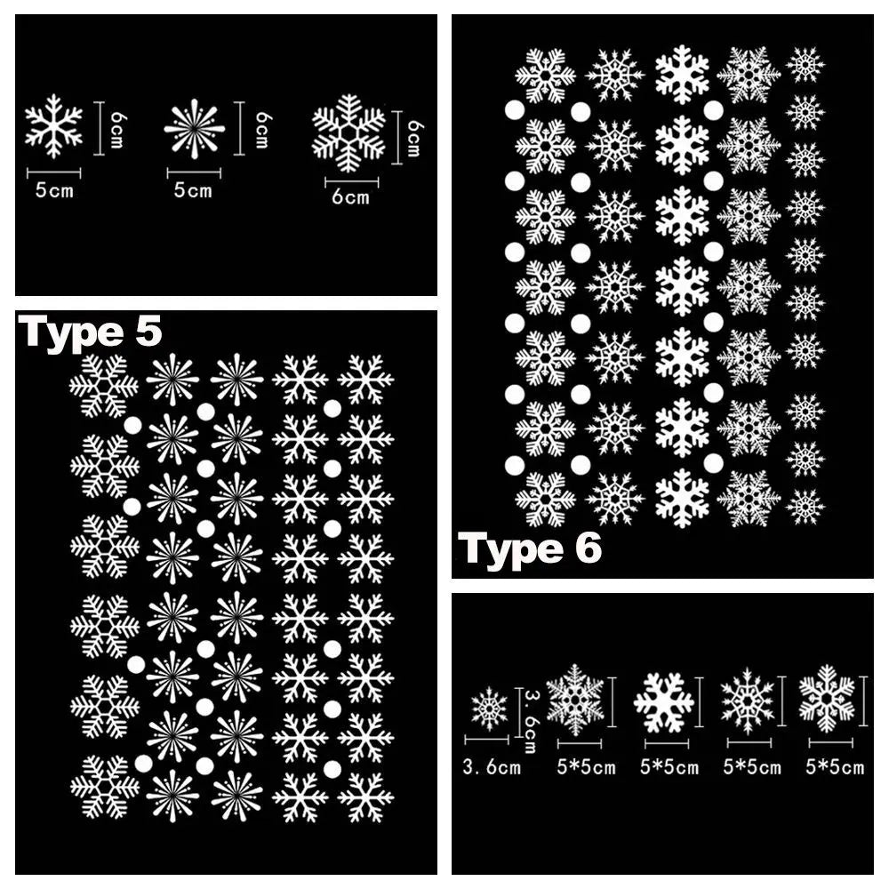 Christmas Snowflakes Wall Decal | Home Decor christmas wall decal by HomeDecorDecals.