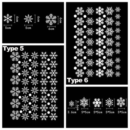 Christmas Snowflakes Wall Decal | Home Decor christmas wall decal by HomeDecorDecals.