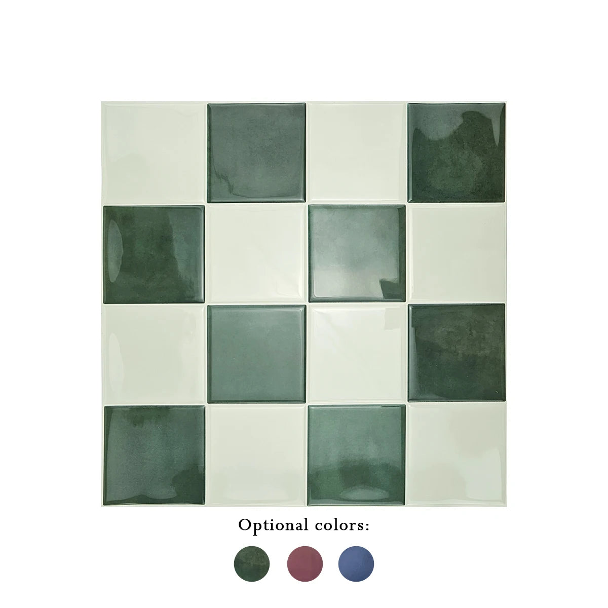 10/30 PC 3D Mosaic Style Self-Adhesive Wall Tile Kitchen Backsplash Suitable for Kitchen Wall Decoration Square 10.5" x 10.5"-HomeDecorDecals_com