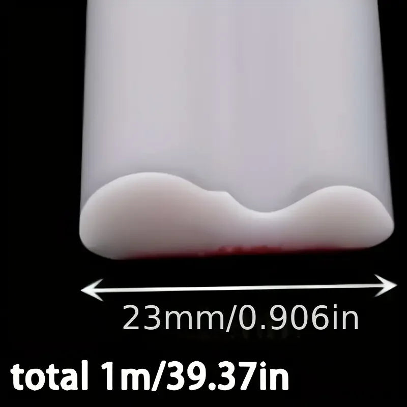 1 Roll of Elegant Self-Adhesive PVC Decorative Strips - Flexible and Bendable for Walls, Floors and Cabinets, 3.3 Foot Long, Eur-HomeDecorDecals_com