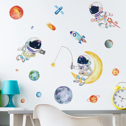 Creative cartoon Wall Stickers Home Wall Decor detachable Self-adhesive Kids Room Decoration Bedroom Background Wall Stickers-HomeDecorDecals_com