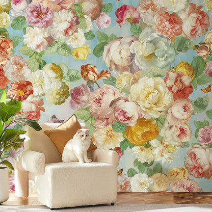Additional view of Blue Bird Floral Wall Decal | Home Decor by HomeDecorDecals.