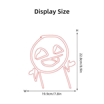 Stick Figure Funny Man Wall Decal | Room Decor decorative wall feature by HomeDecorDecals.