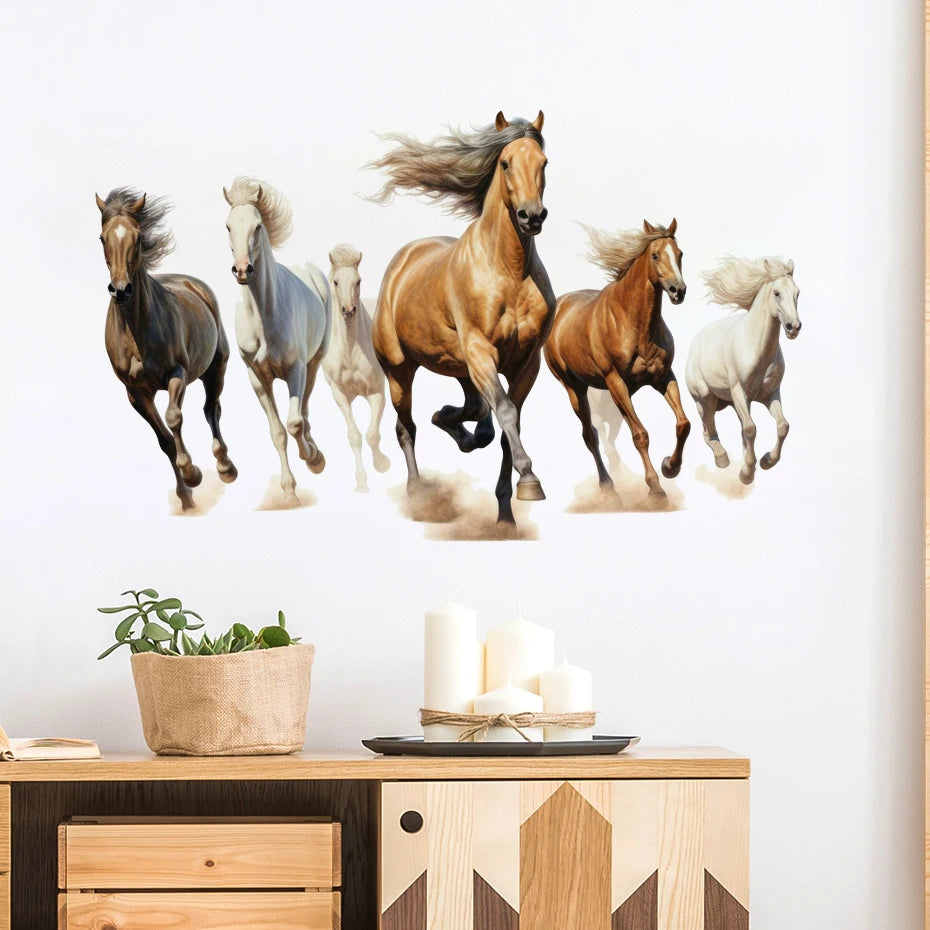 Additional view of Running Horse Wall Decal | Home Decor by HomeDecorDecals.