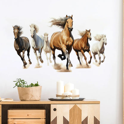 Additional view of Running Horse Wall Decal | Home Decor by HomeDecorDecals.