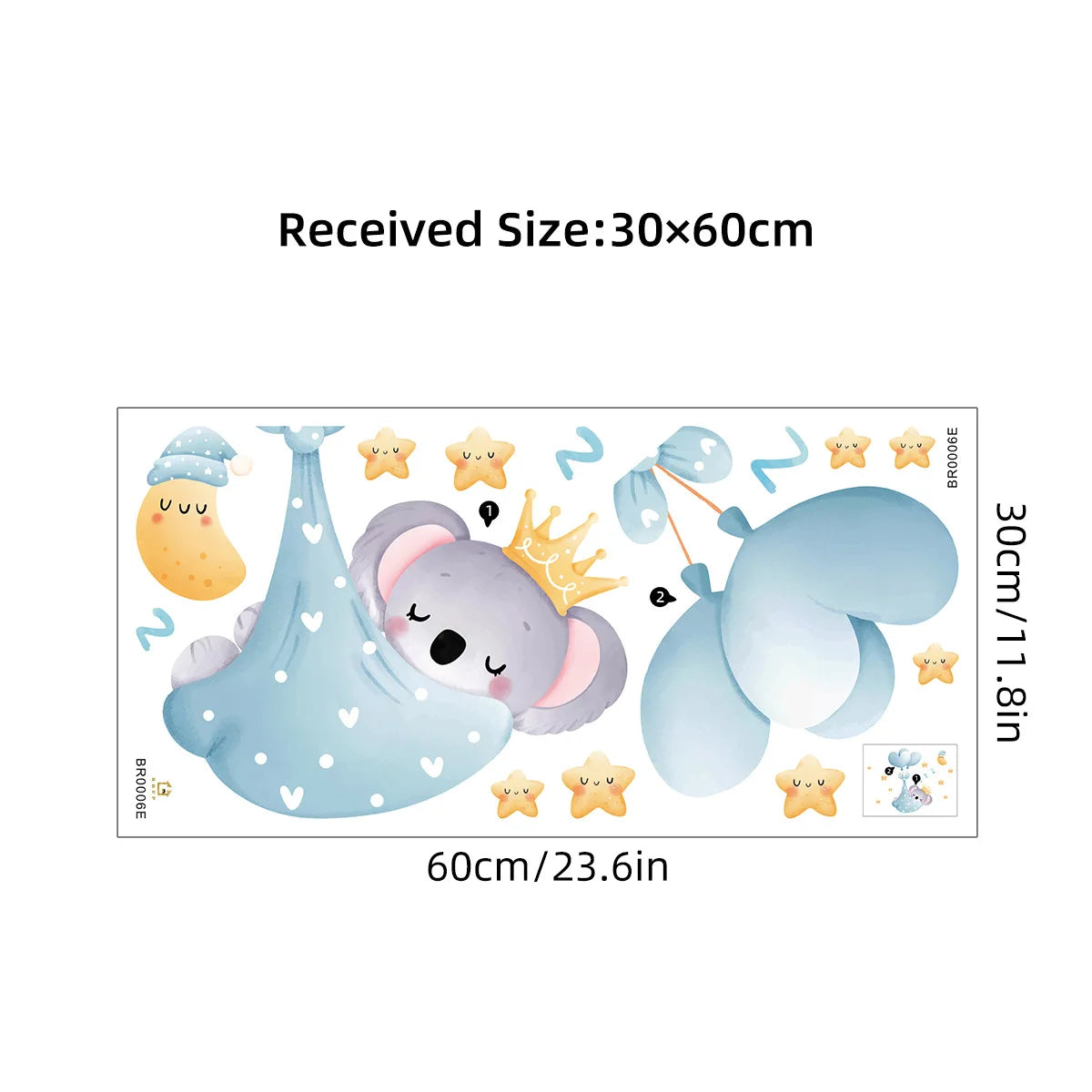 Cartoon Planet Rocket Height Measurement Wall Stickers for Kids Room Baby Boy Room Height Roller Grow Up Chart Wall Decals Mural-HomeDecorDecals_com