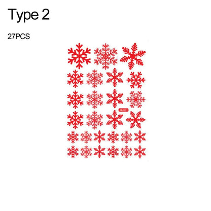 Christmas Snowflakes Wall Decal | Home Decor design details by HomeDecorDecals.