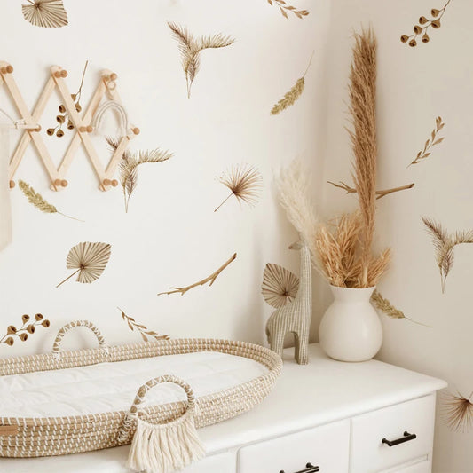 Polka Leaves Wall Decal | Room Decor by HomeDecorDecals.