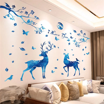 Flowers and Butterfly Wall Decal | Home Decor design details by HomeDecorDecals.