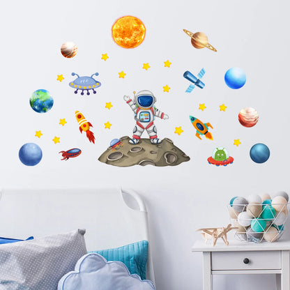 Creative cartoon Wall Stickers Home Wall Decor detachable Self-adhesive Kids Room Decoration Bedroom Background Wall Stickers-HomeDecorDecals_com
