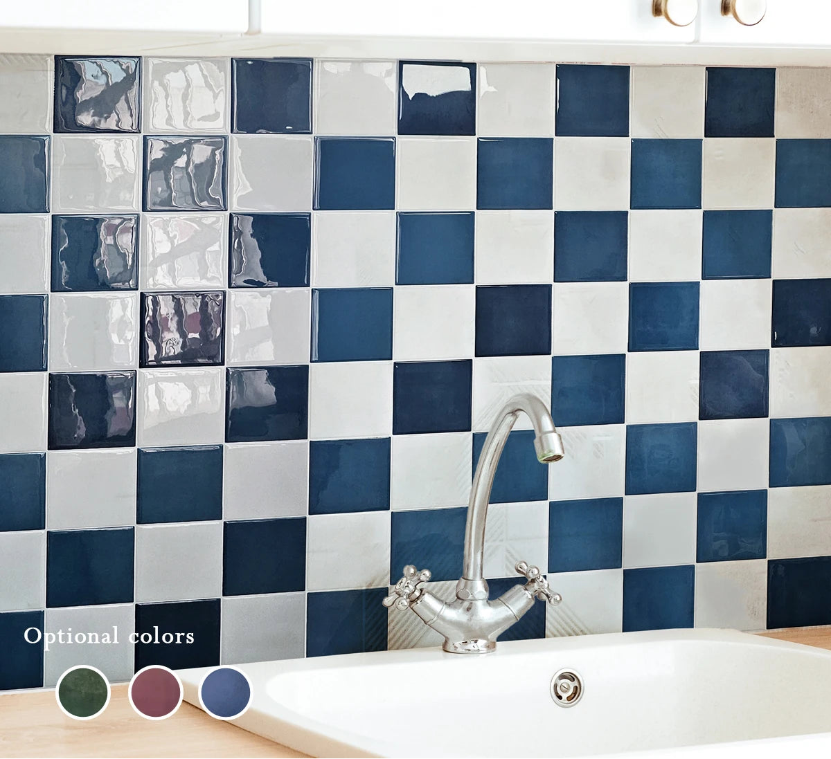 10/30 PC 3D Mosaic Style Self-Adhesive Wall Tile Kitchen Backsplash Suitable for Kitchen Wall Decoration Square 10.5" x 10.5"-HomeDecorDecals_com