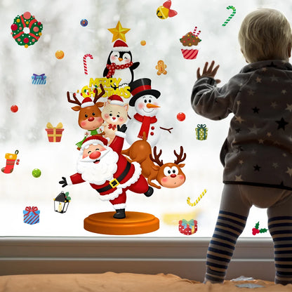 Festive Christmas Wall Art Decal | Home Decor design details by HomeDecorDecals.
