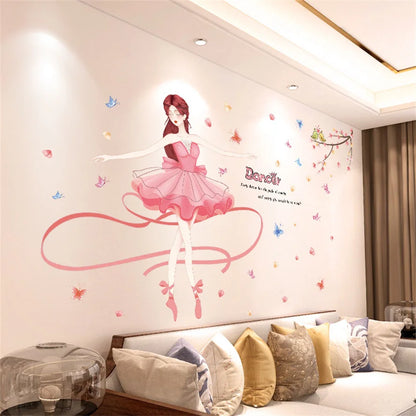 Flowers and Butterfly Wall Decal | Home Decor by HomeDecorDecals.