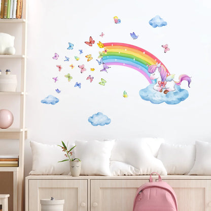 Creative cartoon Wall Stickers Home Wall Decor detachable Self-adhesive Kids Room Decoration Bedroom Background Wall Stickers-HomeDecorDecals_com