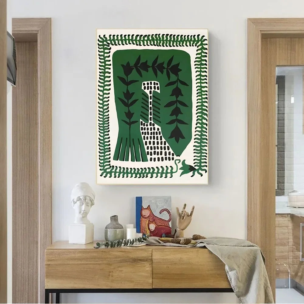 Ancient Egypt Abstract Anime Poster No Framed Kraft Club Bar Paper Vintage Poster Wall Art Painting Bedroom Study Stickers-HomeDecorDecals_com