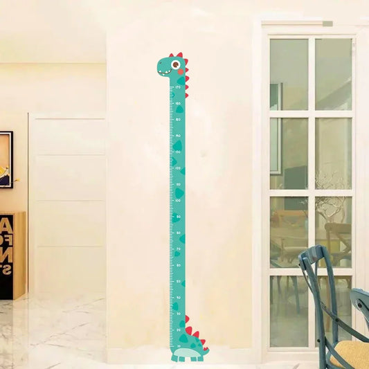 Whimsical Animal Growth Chart Wall Decals for Kids-HomeDecorDecals_com