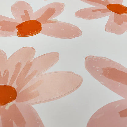 Detailed look at Pink Sakura Flowers Wall Decal | Home Decor by HomeDecorDecals.