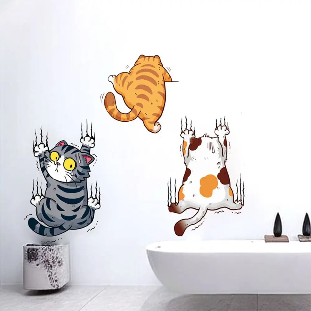 Funny Cat Wall Decal | Home Decor design details by HomeDecorDecals.