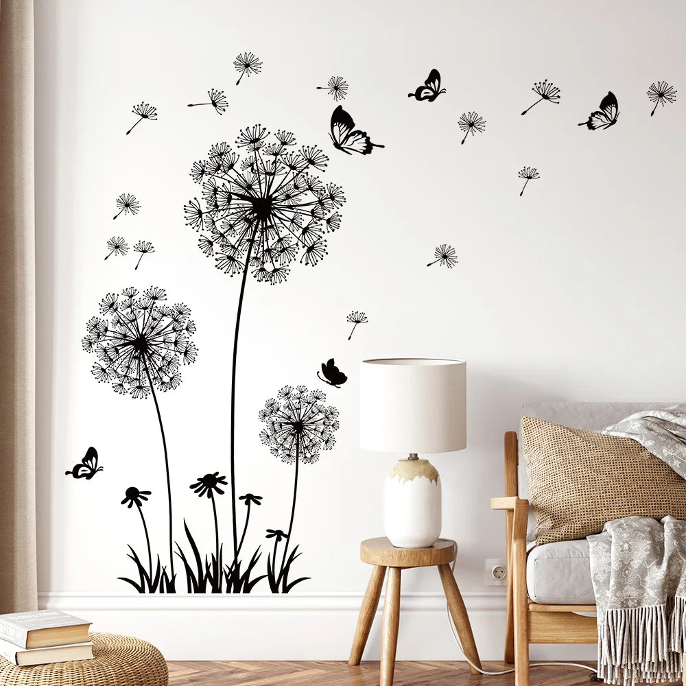 Simple Dandelion Wall Decal | Room Decor by HomeDecorDecals.