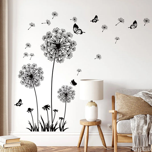 Simple Dandelion Wall Decal | Room Decor by HomeDecorDecals.