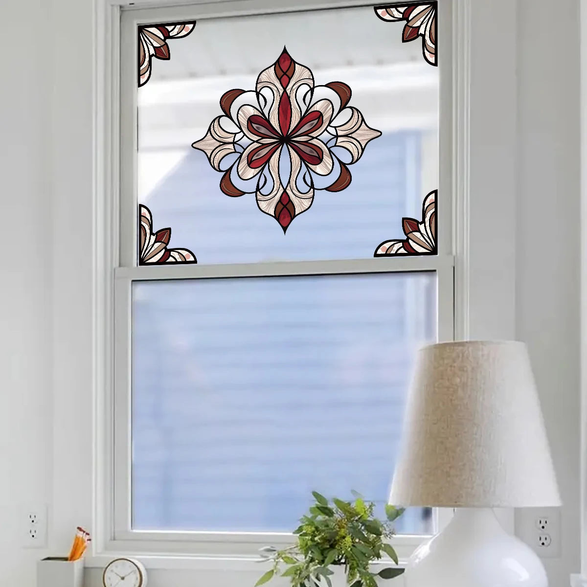 Creative Geometric Patterns Wall Decal | Home Decor displayed in room decor by HomeDecorDecals.