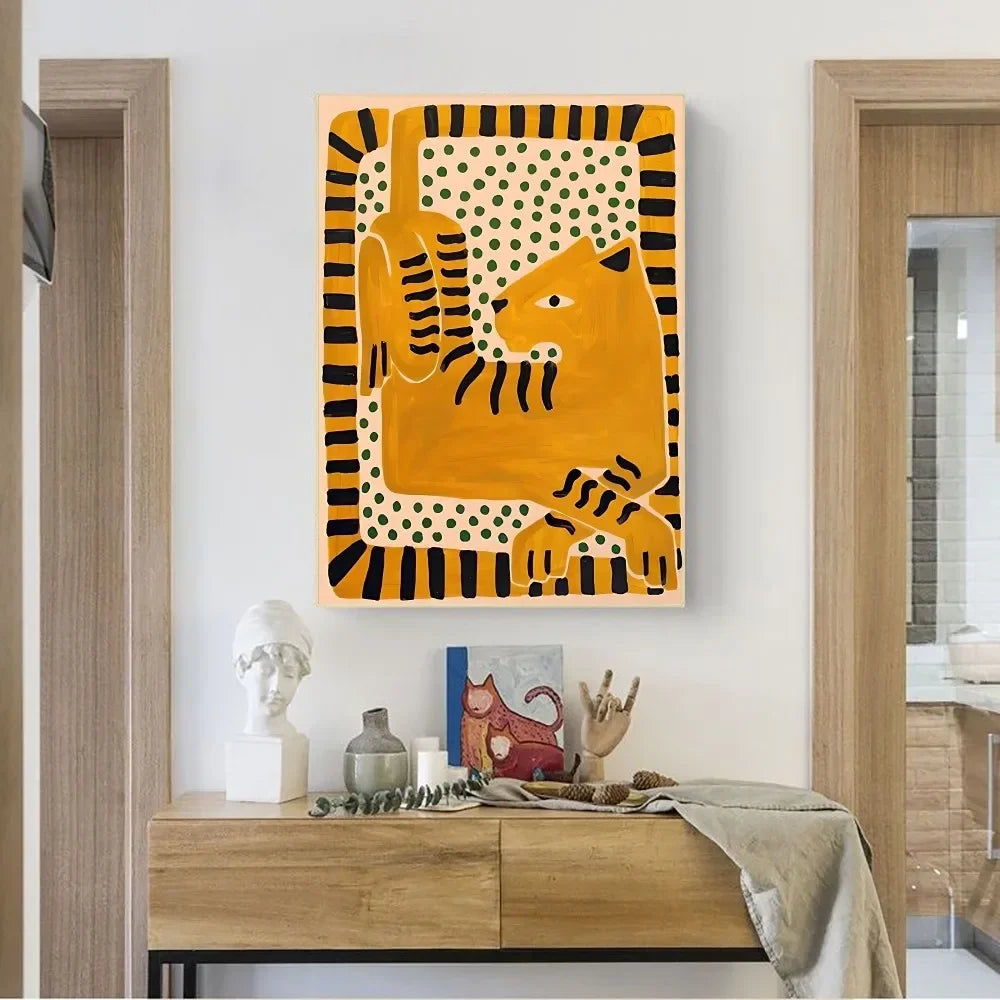 Ancient Egypt Abstract Anime Poster No Framed Kraft Club Bar Paper Vintage Poster Wall Art Painting Bedroom Study Stickers-HomeDecorDecals_com