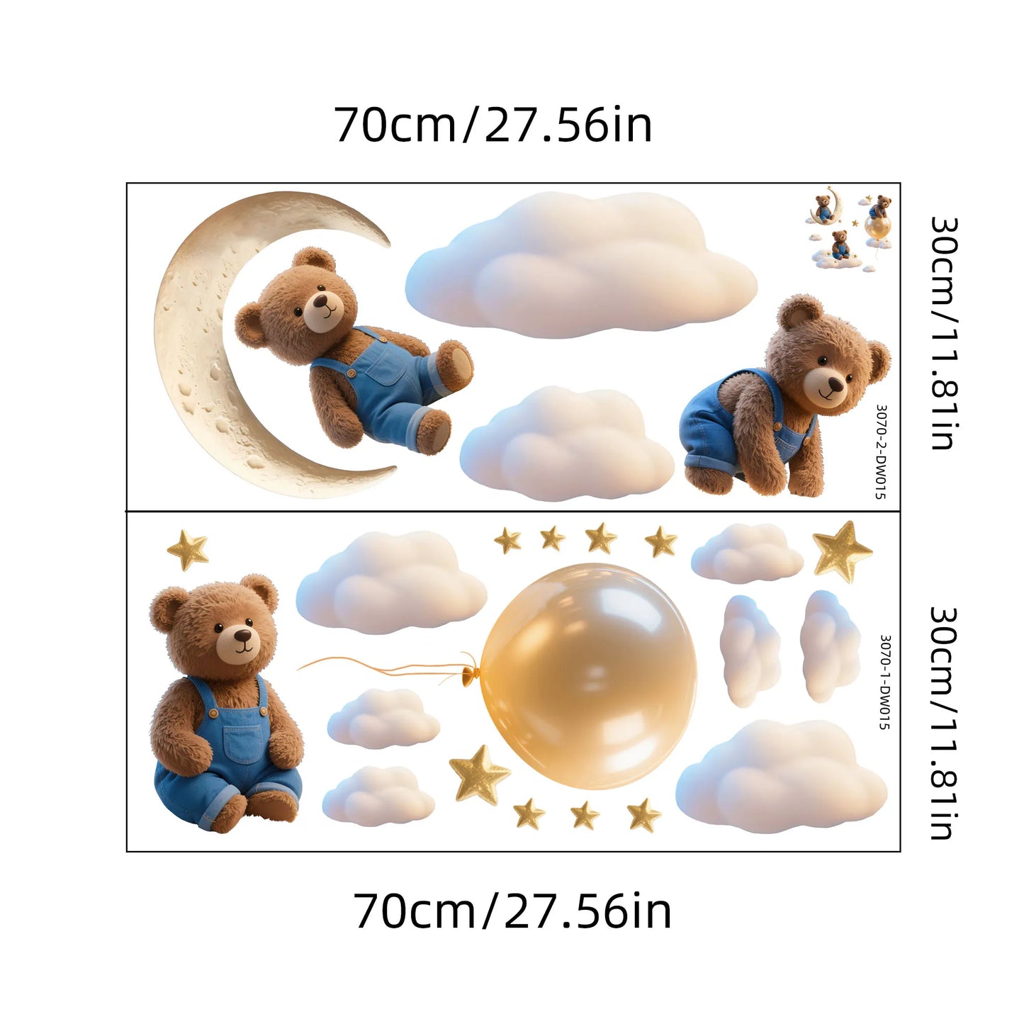 New Manga Princess Wall Stickers Background Wall Decoration Self Adhesive Paintings Imagining Balloon Flowers Butterfly Self Adh-HomeDecorDecals_com