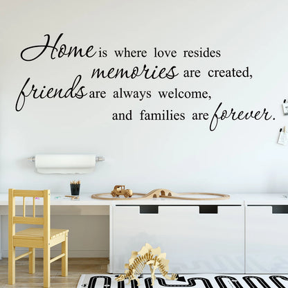 Close-up view of Encouraging Text Wall Decal | Home Decor by HomeDecorDecals.