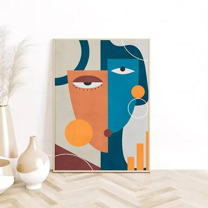 Canvas Painting Boho Abstract Poster HD sticky wall waterproof home living room bedroom Dorm bar aesthetic decoration-HomeDecorDecals_com