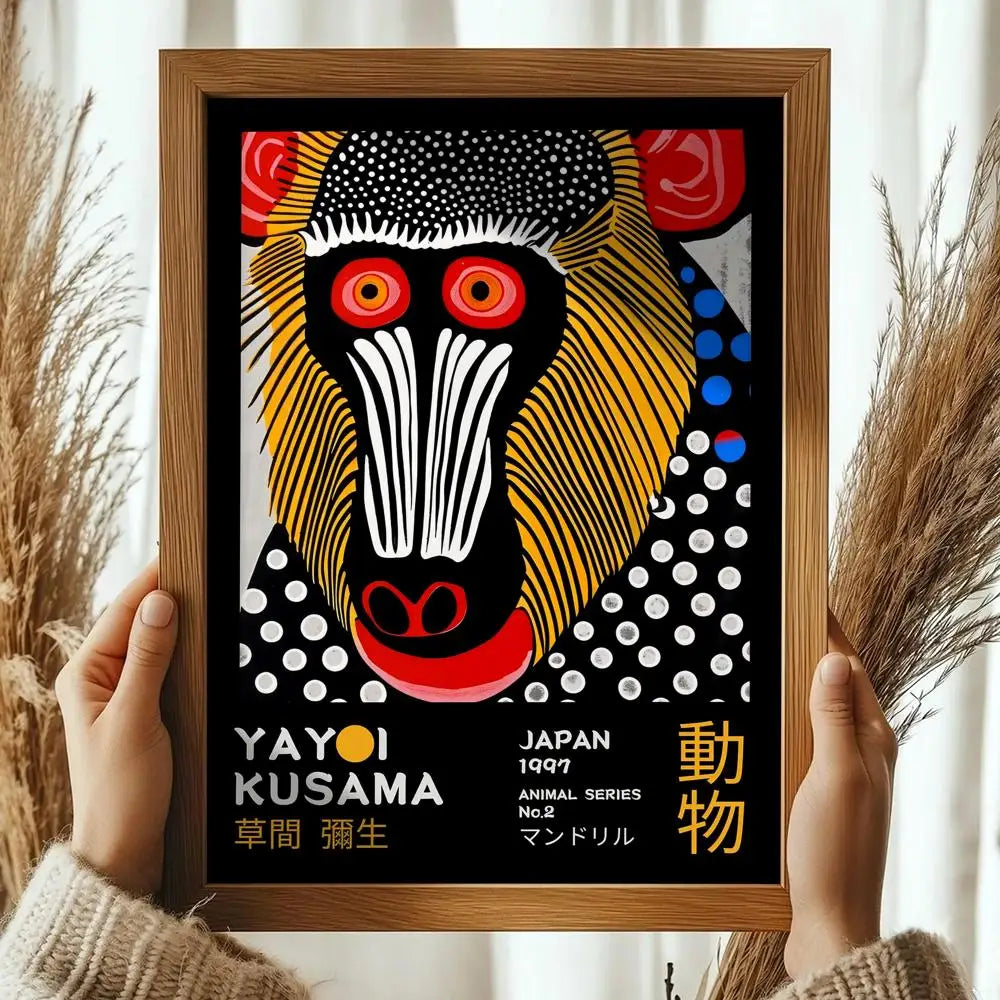 Pop Artist Yayoi K_Kusama Poster Decorative Wall Art Stickers Mural Photo Print for Home Living Room Hallway Decor-HomeDecorDecals_com