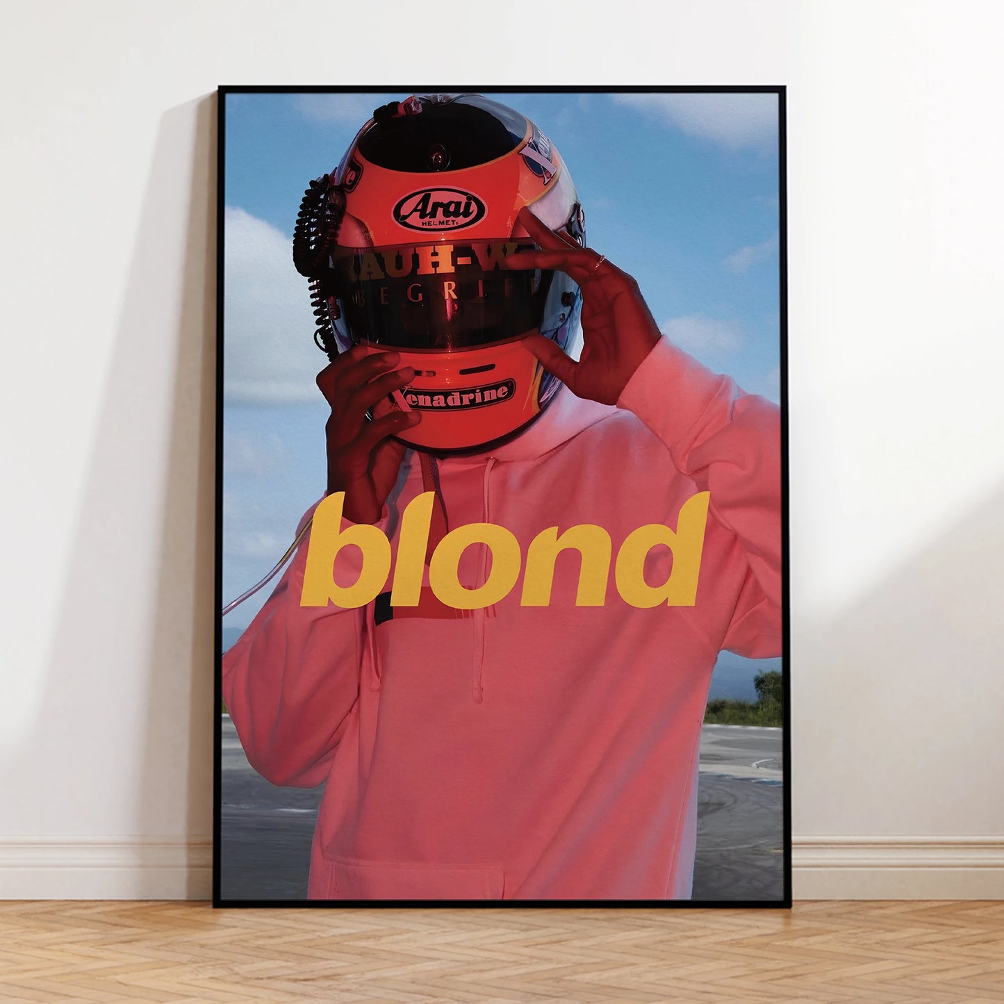 Modern Racing Blond Frank Ocean Cars Rap Hypebeast Fashion Wall Art Canvas Painting Posters For Living Room Home Decor-HomeDecorDecals_com