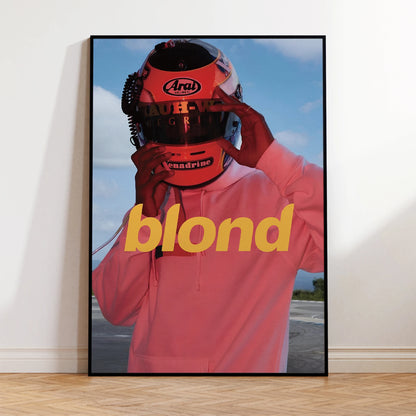 Modern Racing Blond Frank Ocean Cars Rap Hypebeast Fashion Wall Art Canvas Painting Posters For Living Room Home Decor-HomeDecorDecals_com