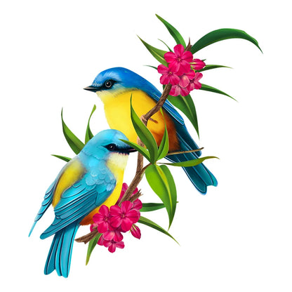 T148# Hand painted Parrot Wall Sticker Bathroom Toilet Decor Living Room Cabinet Home Decoration Decals-HomeDecorDecals_com
