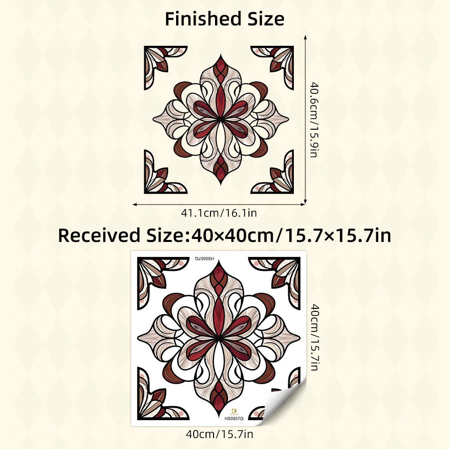 Additional view of Creative Geometric Patterns Wall Decal | Home Decor by HomeDecorDecals.