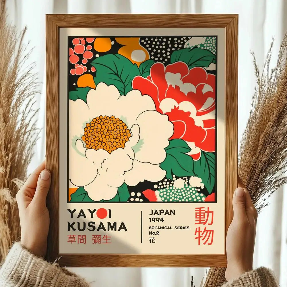 Pop Artist Yayoi K_Kusama Poster Decorative Wall Art Stickers Mural Photo Print for Home Living Room Hallway Decor-HomeDecorDecals_com