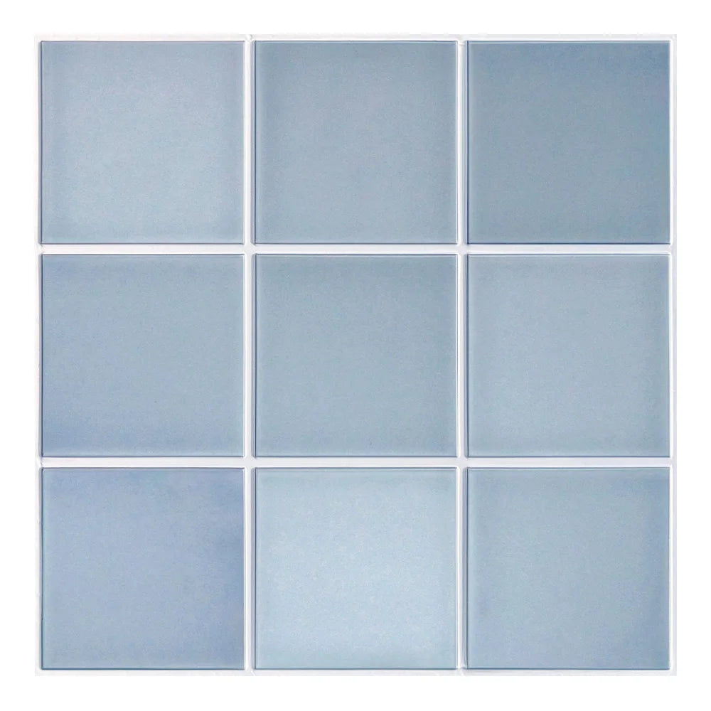 Waterproof 3D Matte Tile Vinyl Wall Decal | Room Decor displayed in room decor by HomeDecorDecals.