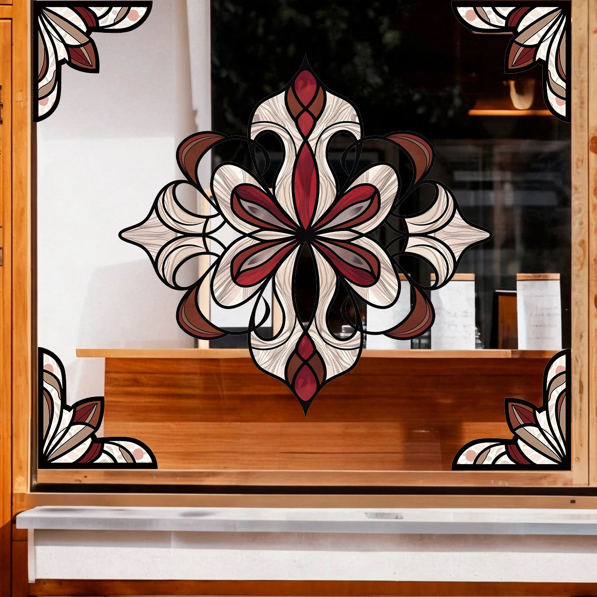 Creative Geometric Patterns Wall Decal | Home Decor removable peel and stick wall decal by HomeDecorDecals.