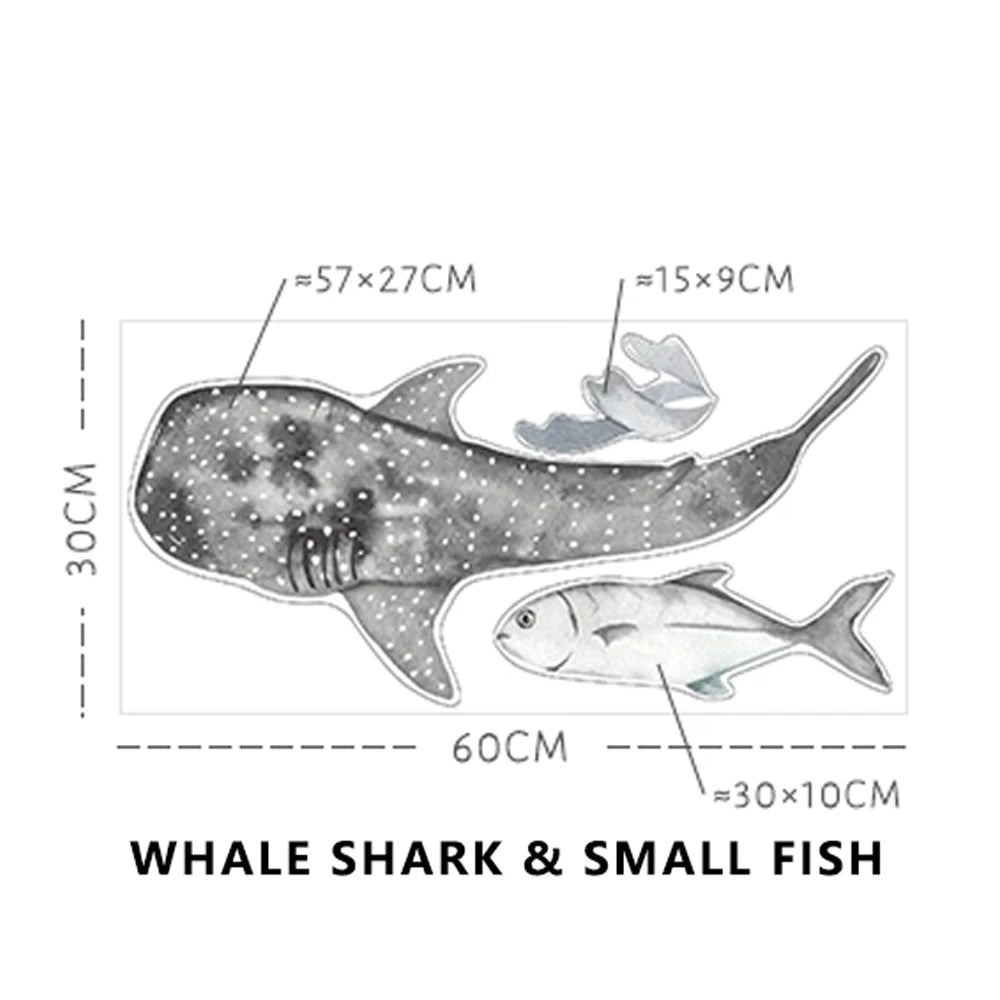 Underwater Sea Animals World Wall Decal | Home Decor home decor design by HomeDecorDecals.